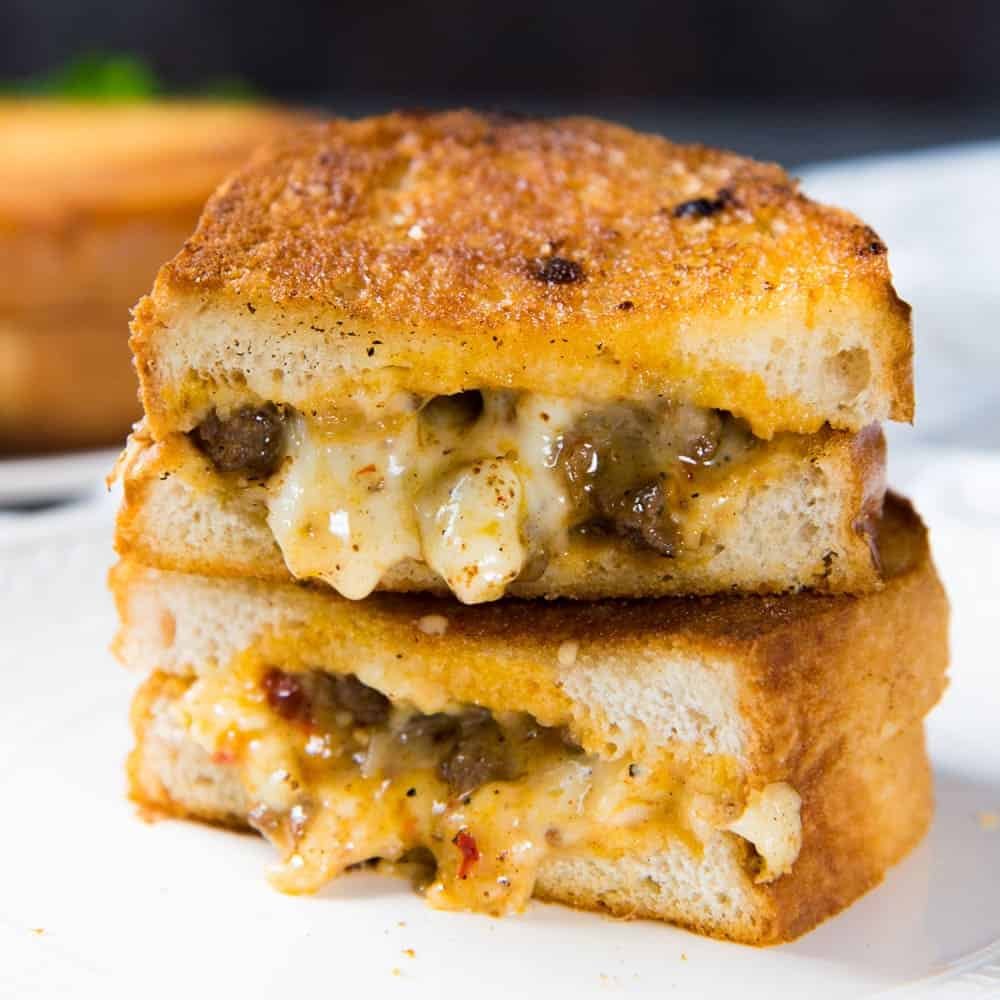 A Grilled Cheese Chicken Liver Sandwich Like No Other