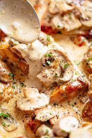 Enchanting Baked Mushroom Chicken Thighs!